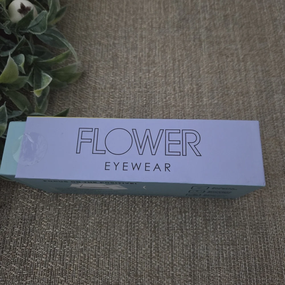 Flower Blue Light Blocking Glasses - Black